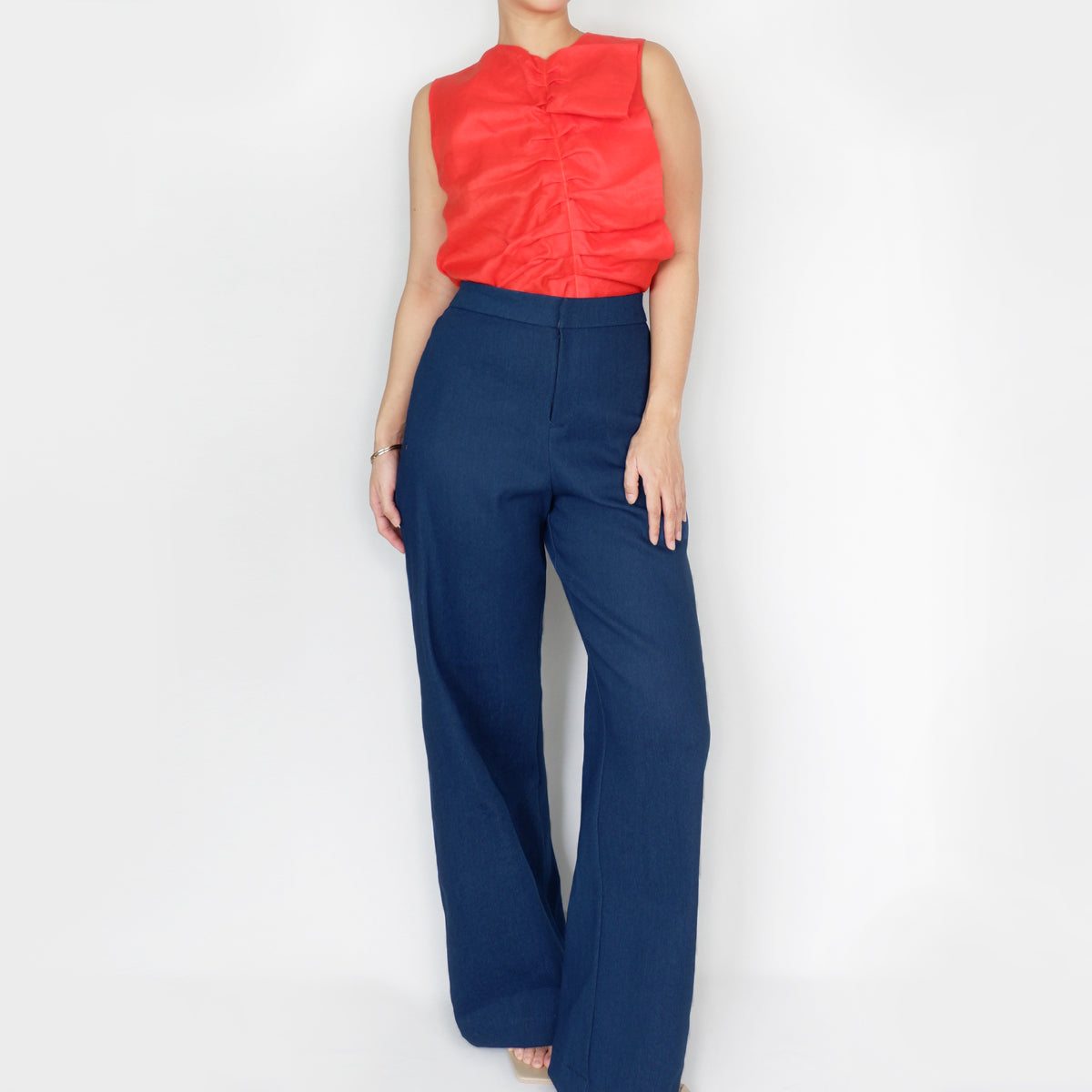 Liam Top in Tangerine