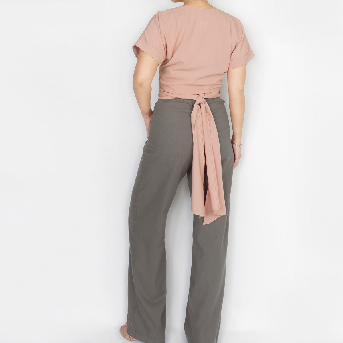 Pete Multi-way Top in Pinkish Nude