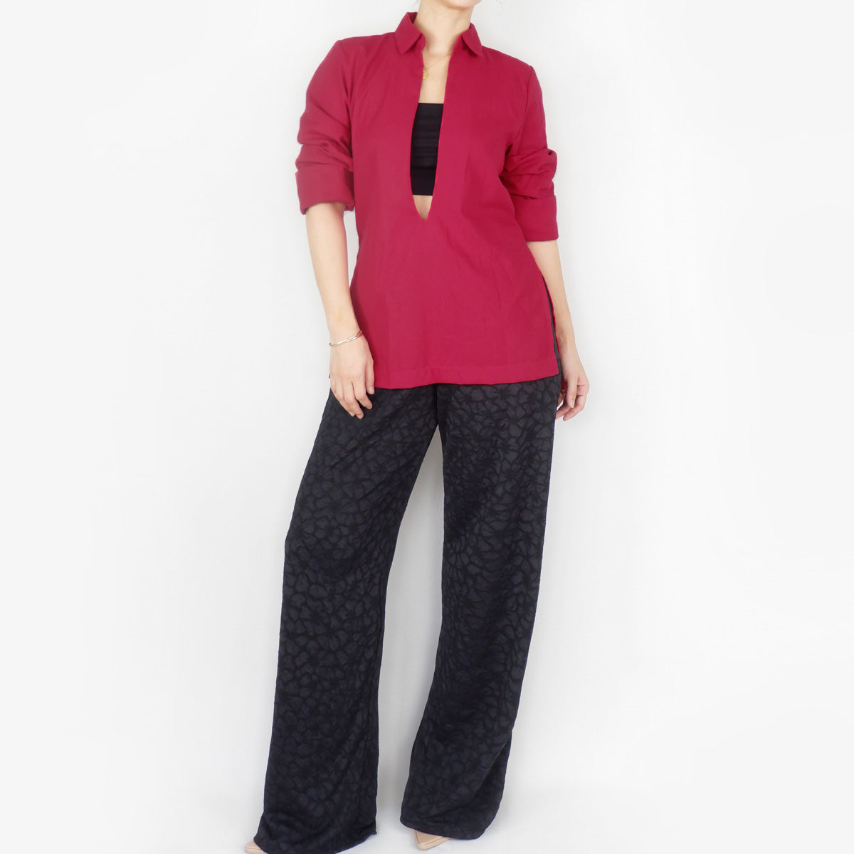 Tom Top in Red Linen