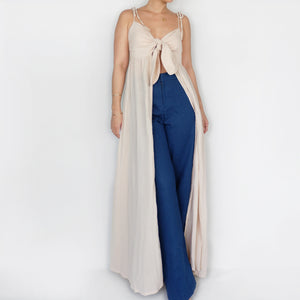 Noah Tunic Dress in Beige
