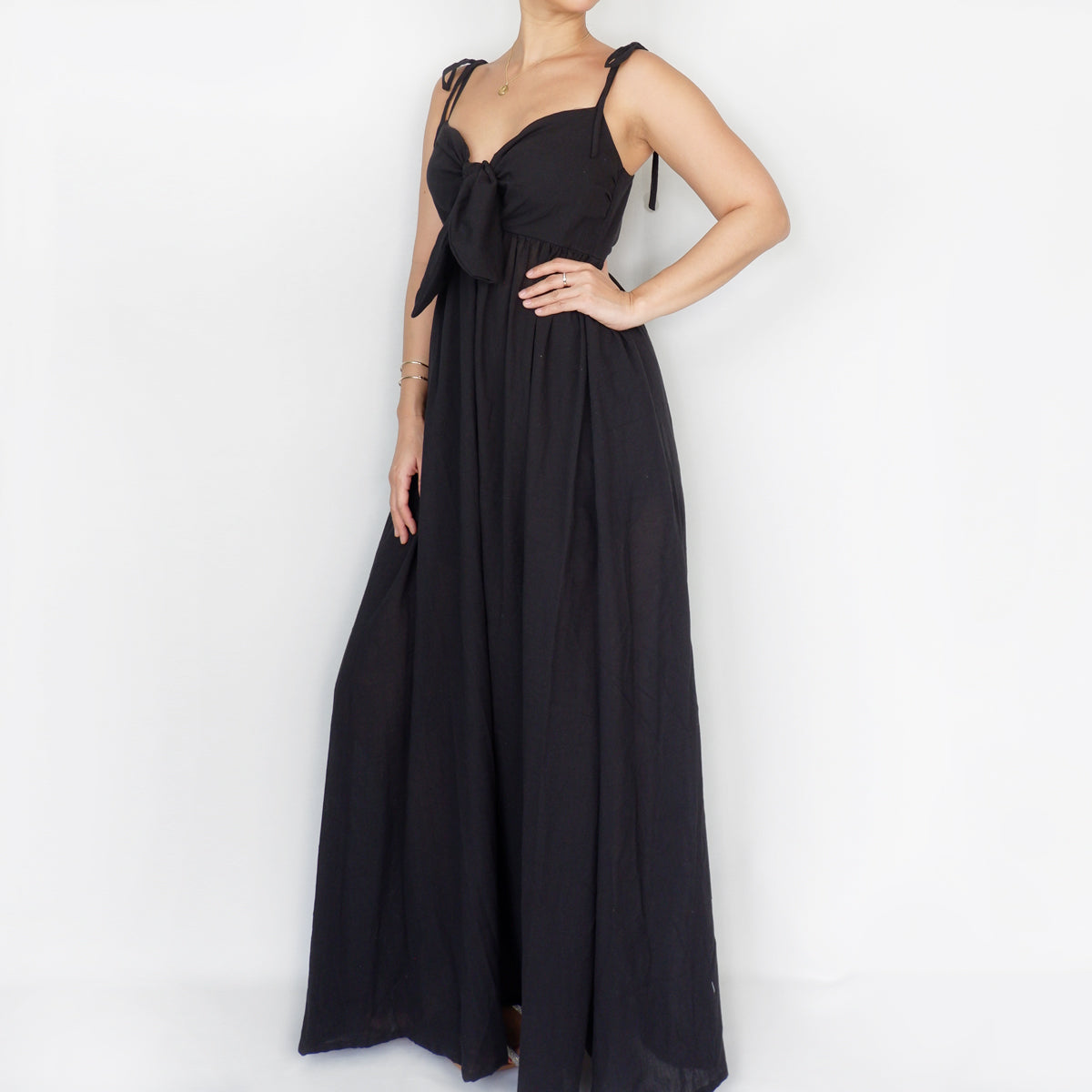Noah Tunic Dress in Black