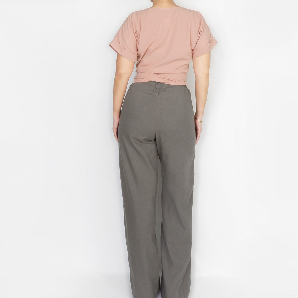 Mars Pants in Gray Linen