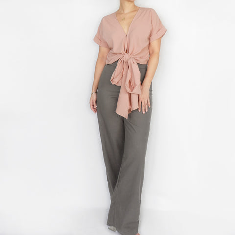 Pete Multi-way Top in Pinkish Nude
