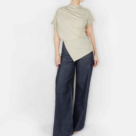 Ross Top in Taupey Beige